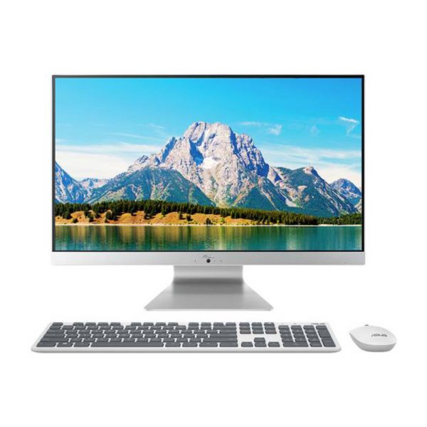 ASUS M3700WUAK 27" FHD All in One Desktop PC AMD Ryzen 5 5500U 8GB DDR4 RAM 1TB HDD 256GB M.2 SSD Windows 11 Home White - M3700WUAK-WA037W