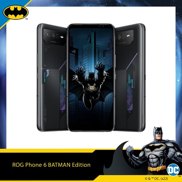 ASUS ROG Phone 6 Batman Edition 12GB RAM 256GB Storage 6.78 inch AMOLED MediaTek - Black