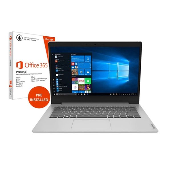 Lenovo IdeaPad 1 CloudBook Intel Pentium N5030 4GB RAM 64GB eMMC 14" Windows 10 S Laptop + 1 Year MS365